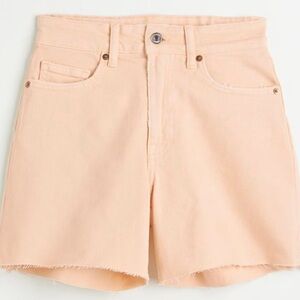 NEVER WORN - H&M High Waist Denim Shorts - Size 8